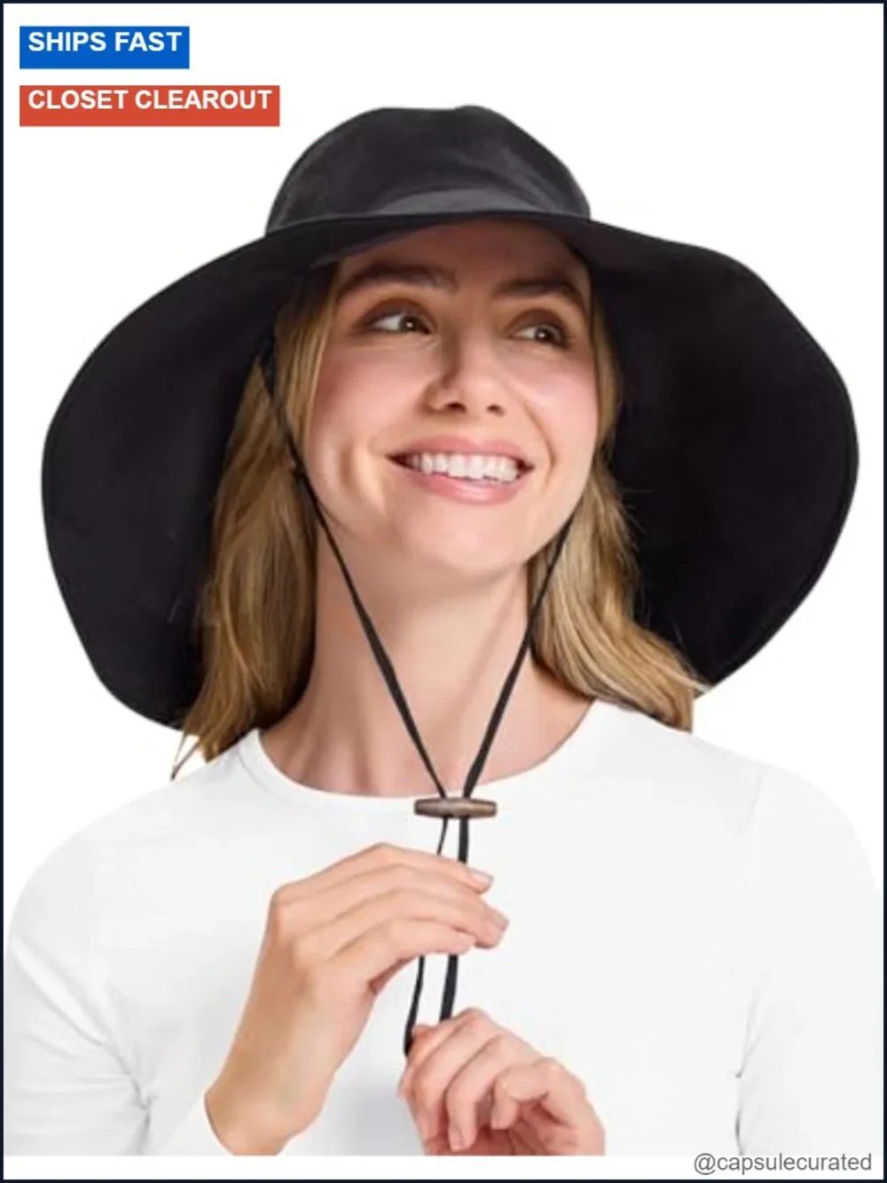 Women's Cotton Linen Ultra-Wide Brim Sun Hat UPF 50+ Packable Travel Beach
